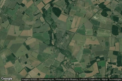 Vue aérienne de Ixworth
