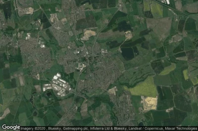 Vue aérienne de Houghton-le-Spring