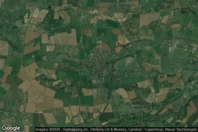 Vue aérienne de Hook Norton