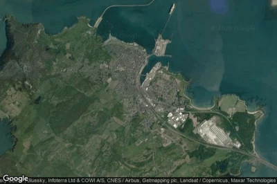 Vue aérienne de Holyhead