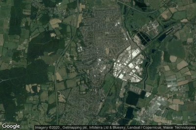 Vue aérienne de Hoddesdon
