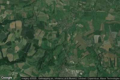 Vue aérienne de Hinton Saint George