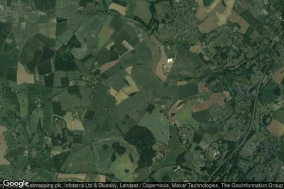 Vue aérienne de Hertfordshire