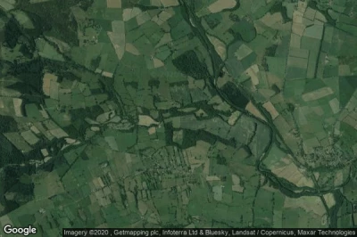 Vue aérienne de Hamsterley