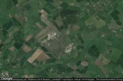 Vue aérienne de Haddenham