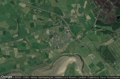 Vue aérienne de Gretna
