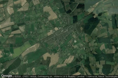 Vue aérienne de Four Marks