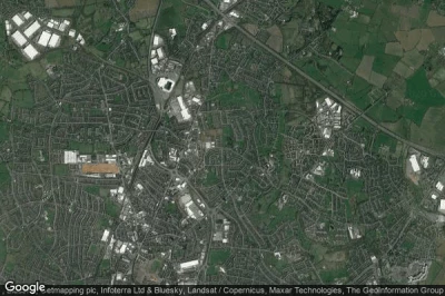 Vue aérienne de Foleshill