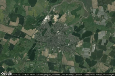 Vue aérienne de Faversham