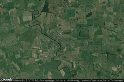 Vue aérienne de Farndon