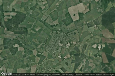 Vue aérienne de Faringdon