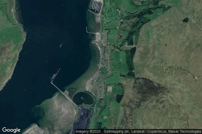 Vue aérienne de Fairlie