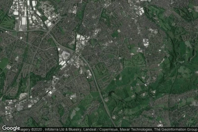 Vue aérienne de Failsworth