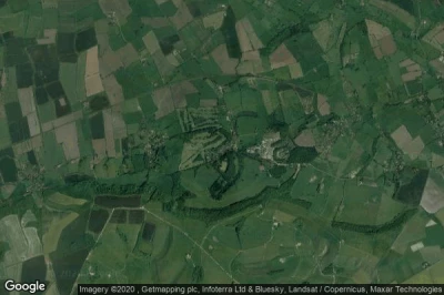 Vue aérienne de Erlestoke