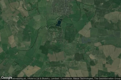 Vue aérienne de Emberton