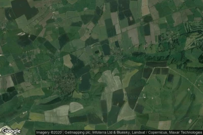 Vue aérienne de Edington