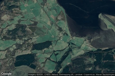 Vue aérienne de Edderton