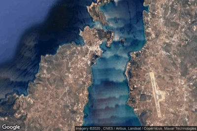 Vue aérienne de Antiparos
