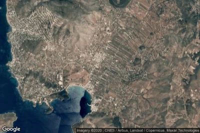 Vue aérienne de Anavyssos