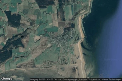 Vue aérienne de Dornoch