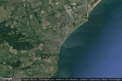 Vue aérienne de Dawlish