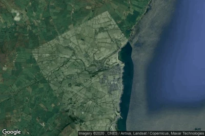 Vue aérienne de Cushendall