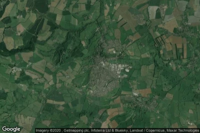 Vue aérienne de Crewkerne