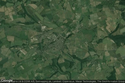 Vue aérienne de Cowbridge