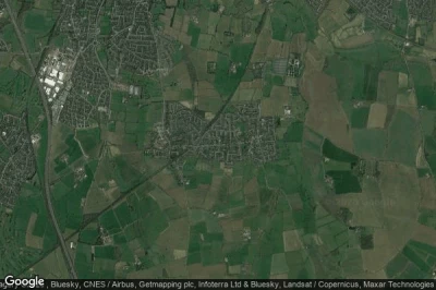 Vue aérienne de Countesthorpe