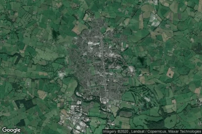 Vue aérienne de Cookstown