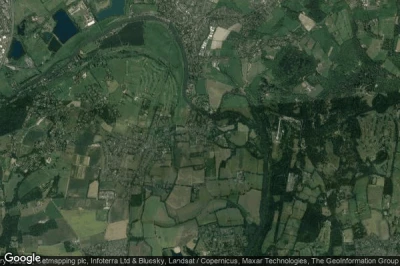 Vue aérienne de Cookham
