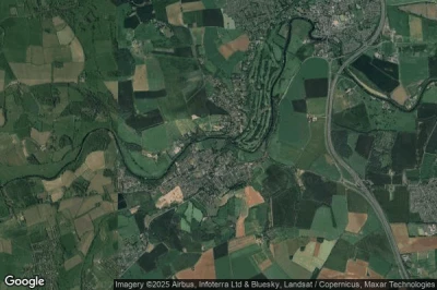 Vue aérienne de Collingham