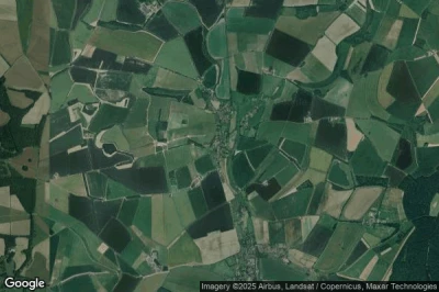 Vue aérienne de Collingbourne Kingston