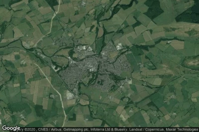 Vue aérienne de Cockermouth