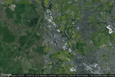 Vue aérienne de Cleckheaton