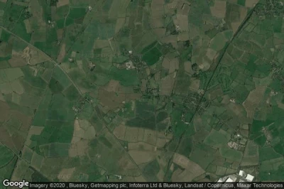 Vue aérienne de Claybrooke Parva