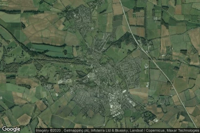 Vue aérienne de Cirencester