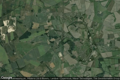 Vue aérienne de Campsall