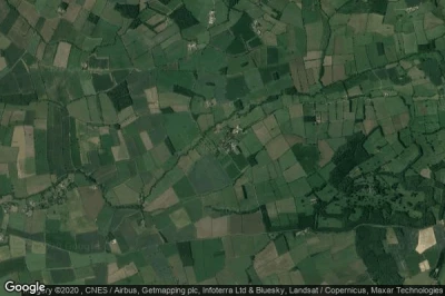 Vue aérienne de Bugthorpe