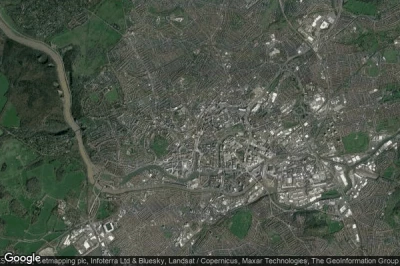 Vue aérienne de Bristol
