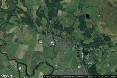 Vue aérienne de Bridge of Allan