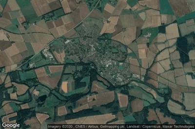 Vue aérienne de Brechin