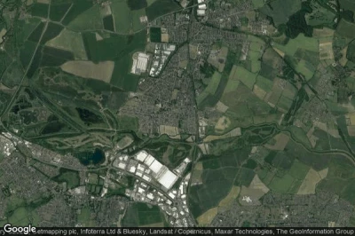 Vue aérienne de Bolton upon Dearne