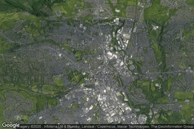 Vue aérienne de Bolton