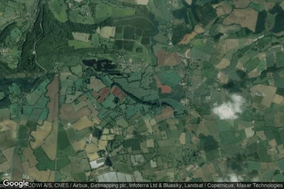 Vue aérienne de Bodenham