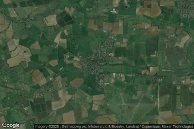 Vue aérienne de Bloxham