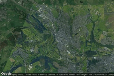Vue aérienne de Bingley