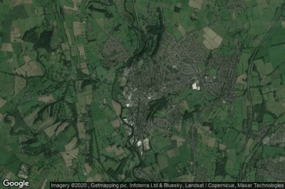 Vue aérienne de Belper