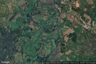 Vue aérienne de Barston