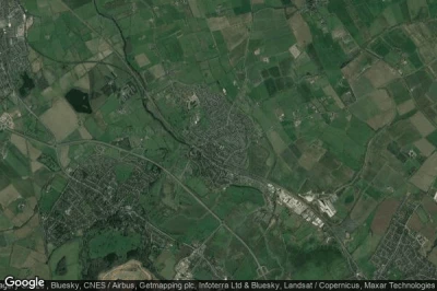 Vue aérienne de Barrow upon Soar